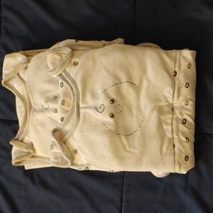 2-Pack Nested Bean Zen Sack sleeping sack.Size 16-24m